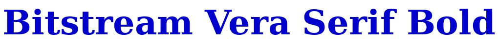 Bitstream Vera Serif Bold fonte