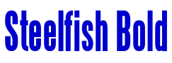 Steelfish Bold fonte