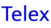 Telex fonte